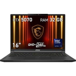 MSI Stealth 16 AI A2HWGG-047ES OLED 16" Core Ultra 9 4.5 GHz - SSD 1 TB - 32GB - NVIDIA GeForce RTX 5070 QWERTY - Español