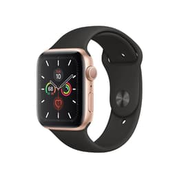 Apple Watch (Series 4) 2018 GPS + Cellular 40 mm - Aluminio Oro - Correa loop deportiva Negro