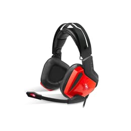 Cascos gaming con cable micrófono Spirit Of Gamer XPERT-H100 Red Edition - Negro/Rojo