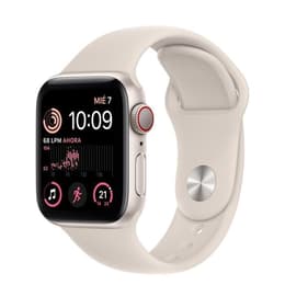 Apple Watch (Series SE) 2022 GPS + Cellular 40 mm - Aluminio Blanco - Correa deportiva Blanco