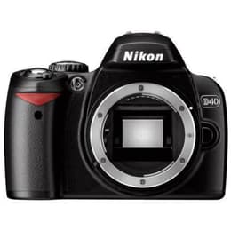 Réflex - Nikon D40 Negro + objetivo Nikon AF-S DX Nikkor 18-55mm f/3.5-5.6G ED
