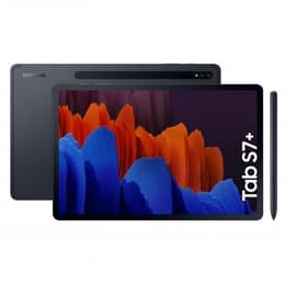 Galaxy Tab S7 Plus 128GB - Negro Místico (Bisagra Plateada Metalizada) - WiFi