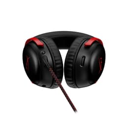 Cascos gaming con cable micrófono HyperX Cloud III - Negro/Rojo