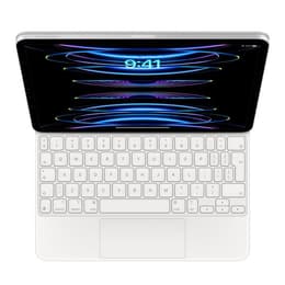 iPad Magic Keyboard (iPad no incluido) 10.9"/11" (2021) Inalámbrico - Blanco - QWERTY - Inglés (US)