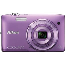 Compacto - Nikon Coolpix S3500 - Púrpura