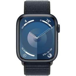 Apple Watch Series 9 (2023) GPS 41 mm - Aluminio Medianoche - Correa loop deportiva Azul