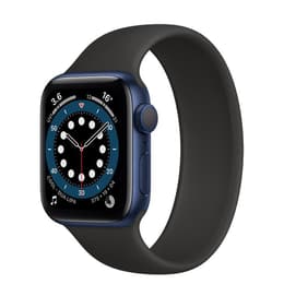 Apple Watch (Series 6) 2020 GPS + Cellular 44 mm - Aluminio Azul - Correa deportiva Negro