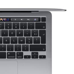 MacBook Pro 13" (2020) - M1 de Apple con CPU de 8 núcleos y GPU de 8 núcleos - 16GB RAM - SSD 2000GB - QWERTY - Inglés