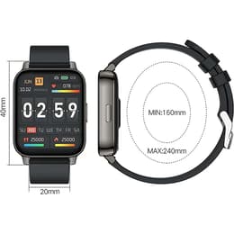 Relojes No Brand Cardio GPS Touch Stopwatch, Activity Tracker, with heart rate monitor, sleep monitor - Negro
