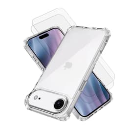 Funda iPhone Air y 2 protectores de pantalla - TPU - Transparente