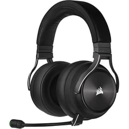 Cascos reducción de ruido gaming con cable + inalámbrico micrófono Corsair Virtuoso RGB - Negro