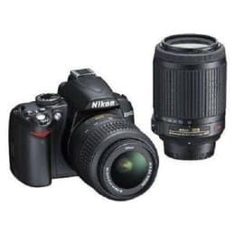 Réflex D3000 - Negro + Nikon AF-S DX Nikkor 18-55mm f/3.5-5.6G VR + Nikon AF-S DX Nikkor 55-200mm f/4-5.6G IF-ED VR f/3.5-5.6 + f/4-5.6