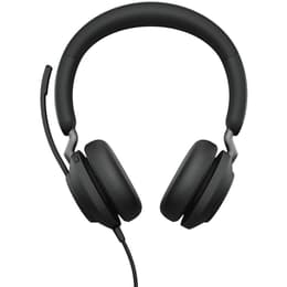 Cascos reducción de ruido con cable micrófono Jabra Evolve 2 - Negro