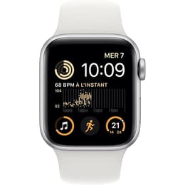 Apple Watch (Series SE) 2020 GPS 40 mm - Aluminio Plata - Correa deportiva Blanco