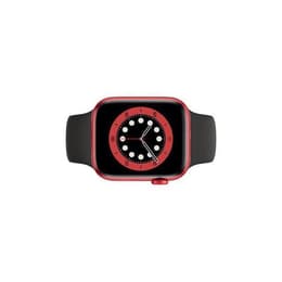 Apple Watch (Series 7) 2021 GPS 41 mm - Aluminio Rojo - Correa deportiva Negro