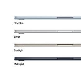 MacBook Air 15" (2025) - M4 de Apple con CPU de 10 núcleos y GPU de 10 núcleos - 16GB RAM - SSD 256GB - Pantalla estándar - QWERTY - Holandés