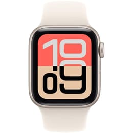 Apple Watch (2025) GPS + Cellular 40 mm - Aluminio Blanco estrella - Correa deportiva Blanco