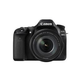 Reflex - Canon EOS 80D - Negro + Lente Canon 18-135mmf / 3.5-5.6 EF-S ES USM