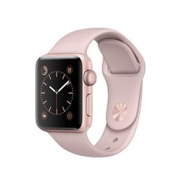 Apple Watch (Series 1) 2017 GPS 42 mm - Aluminio Oro rosa - Deportiva Rosa arena