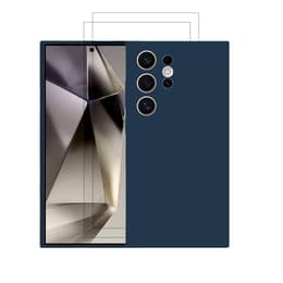 Funda Galaxy S24 Ultra y 2 protectores de pantalla - Silicona -