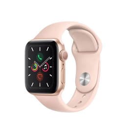 Apple Watch Series 5 (2019) GPS + Cellular 44 mm - Acero inoxidable Oro - Correa deportiva Rosa