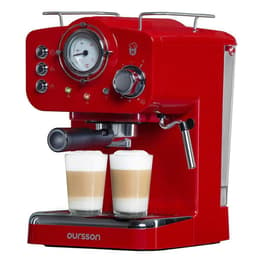 Cafeteras Expresso Sin cápsula Oursson EM1500/RD 1.5L - Rojo