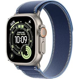 Apple Watch (2025) GPS + Cellular 49 mm - Titanio Natural - Correa Loop Trail Azul