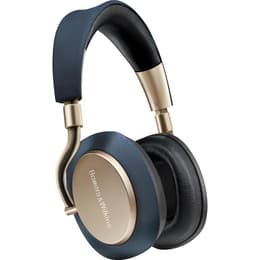 Cascos reducción de ruido con cable + inalámbrico micrófono Bowers & Wilkins PX - Azul/Oro