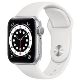 Apple Watch (Series 7) 2021 GPS + Cellular 45 mm - Aluminio Gris - Correa deportiva Blanco