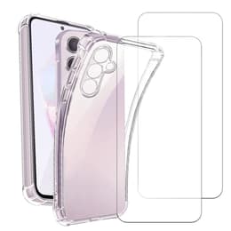 Funda Galaxy A05s y 2 protectores de pantalla - TPU - Transparente