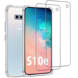 Funda Galaxy S10e y 2 protectores de pantalla - TPU - Transparente