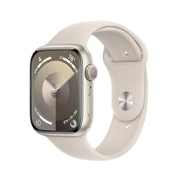Apple Watch () 2023 GPS 45 mm - Aluminio Blanco estrella - Correa deportiva Blanco estrella