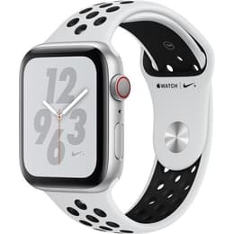 Apple Watch (Series 4) 2018 GPS + Cellular 44 mm - Aluminio Plata - Deportiva Nike Plata