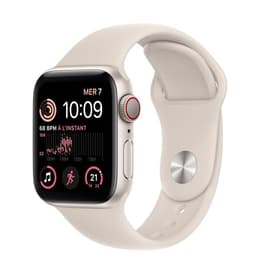 Apple Watch (Series SE) 2022 GPS 40 mm - Aluminio Blanco estrella - Correa deportiva Blanco