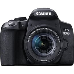 Réflex EOS 850D - Negro + Canon Zoom Lens EF-S 18-55mm f/4-5.6 IS STM f/4-5.6