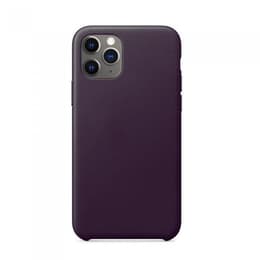 Funda iPhone 11 Pro y 2 protectores de pantalla - Silicona - Violeta