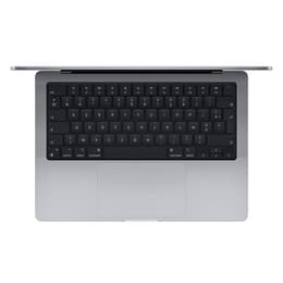 MacBook Pro 14" (2021) - M1 Pro de Apple con CPU de 10 núcleos y GPU de 16 núcleos - 16GB RAM - SSD 1000GB - AZERTY - Francés