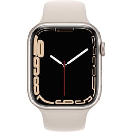 Apple Watch Series 7 (2021) GPS + Cellular 45 mm - Aluminio Blanco estrella