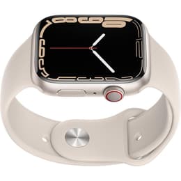 Apple Watch Series 7 (2021) GPS + Cellular 45 mm - Aluminio Blanco estrella