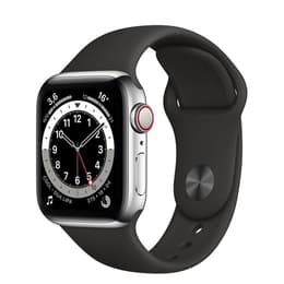 Apple Watch Series 5 (2019) GPS 40 mm - Aluminio Plata - Correa deportiva Negro