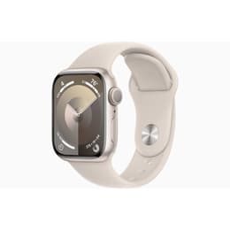 Apple Watch () 2023 GPS 41 mm - Aluminio Blanco estrella - Correa deportiva Blanco estrella