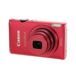 Cámara compacta IXUS 220 HS - Rojo + Canon Canon Zoom Lens x5 IS 4,3-21,5mm f/2,7-5,9 f/2,7-5,9
