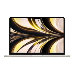 MacBook Air 13" (2022) - M2 de Apple con CPU de 8 núcleos y GPU de 10 núcleos - 8GB RAM - SSD 256GB - Pantalla estándar - QWERTY - Inglés