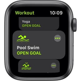 Apple Watch (Series SE) 2020 GPS 44 mm - Aluminio Gris espacial - Correa deportiva Negro