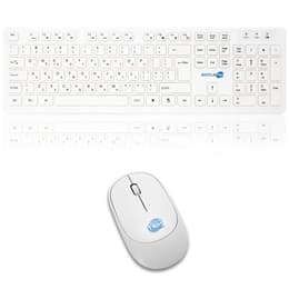 Simpletek Teclado QWERTY Wireless Greek Mouse and Keyboard