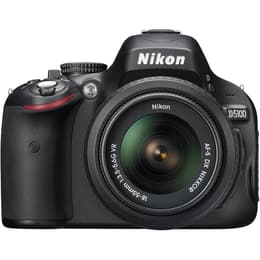 Réflex - Nikon D5100 - Negro + Objetivo AF-S DX Nikkor 18-55mm f/3.5-5.6G II ED DX