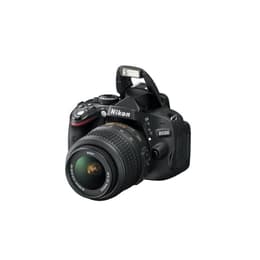 Réflex - Nikon D5100 - Negro + Objetivo AF-S DX Nikkor 18-55mm f/3.5-5.6G II ED DX