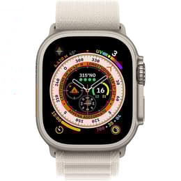 Apple Watch Ultra 2 (2023) GPS + Cellular 49 mm - Titanio Titanio natural - Correa Loop Alpine Blanco