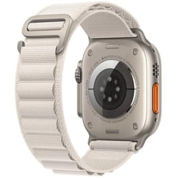 Apple Watch Ultra 2 (2023) GPS + Cellular 49 mm - Titanio Titanio natural - Correa Loop Alpine Blanco