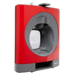 Cafeteras express de cápsula Compatible con Dolce Gusto Krups OBLO YY2291FD 0.8L - Rojo/Gris